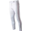 Easton | RIVAL+ Piped Baseball Pant | White/Red | Youth | XLarge view 1