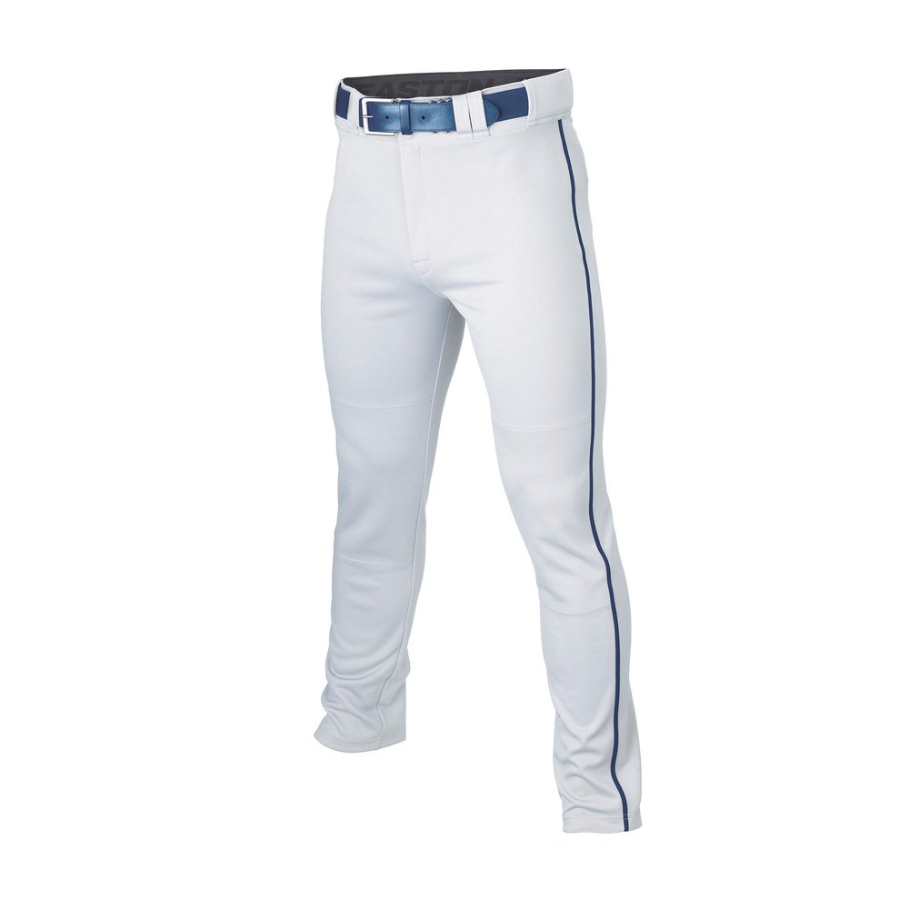Easton | RIVAL+ Piped Baseball Pant | White/Navy | Adult XSmall