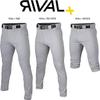 Easton | RIVAL+ Piped Baseball Pant | White/Navy | Adult XSmall view 4