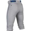 Easton | RIVAL+ Knicker Piped Baseball Pant | Grey/Navy | Youth | Small view 2