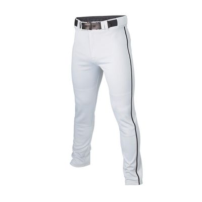 Easton | RIVAL+ Piped Baseball Pant | White/Black | Youth | Medium