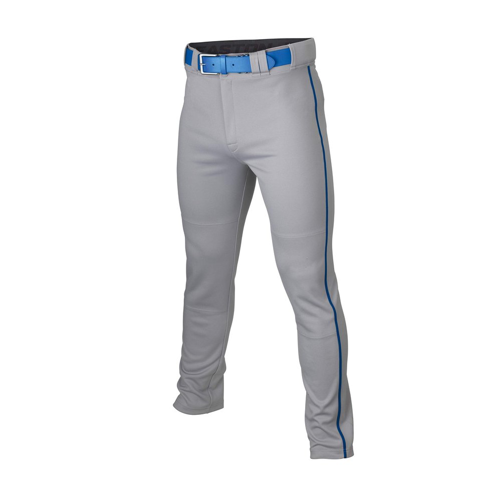 Easton | RIVAL+ Piped Baseball Pant | Grey/Royal Youth | Small