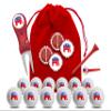 Clip Wipes Republican Golf Balls | Republican Golf Gifts & Accessories Package #6 (Seal-Red) view 1