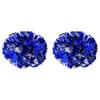 Cheerleader Pom Poms Cheerleading Pom Poms for Cheer Sport Kids Adults Plastic Ring (Blue) view 1