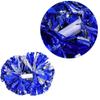 Cheerleader Pom Poms Cheerleading Pom Poms for Cheer Sport Kids Adults Plastic Ring (Blue) view 4