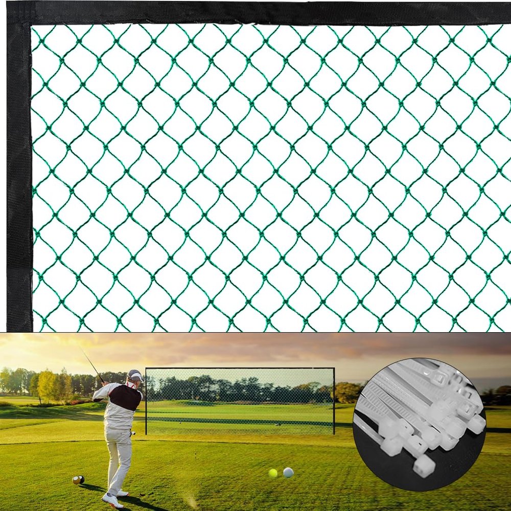 ASENVER Golf High Impact Golf Barrier Net Practice Hitting Net for Indoor or Outdoor Use (10FT6.5FT)