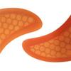 TOPWAYS Fiberglass Reinforced + Honeycomb Surfboard Fins (3), Tri/Thruster Fins Set FCS G5 G7 Style Surfboard Fins (Orange, G5) view 4