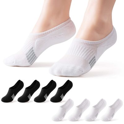 Gonii Womens No Show Socks Athletic Ankle Socks Cushioned Running Low Cut
