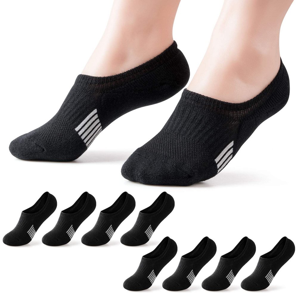 Gonii Womens No Show Socks Athletic Ankle Socks Cushioned Running Low Cut 5-8 Pairs