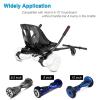 Hishine Hoverboard Seat Attachment 265lbs Capacity, 25"-33.3" Adjustable Length Hover Board Go Kart Accessory w/Comfortable&Sturdy Seat,Go Cart Compatible with 6.5 8 10 Hoverboard,Kids Adults view 4