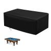POMER Pool Table Cover - 102 inch Waterproof Table Cover for 8 Foot Snooker Billiard Tables Dustproof 7/8/9 FT Billiard Table Cover - 102x53x32 inch view 1