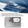 Shower Sump Pump, DC 12V/24V 750GPH Shower Sump Pump Automatic Switch Bilge Drain Box Multi Inlet for Marine Boat(24V) view 2