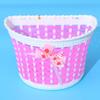 BESPORTBLE Bike Accessories for Kids Front Handlebar Bike Basket Bicycle Bell Bicycle Ladybug Bell Alarm Horn Bike Ring (Pink Basket) view 2