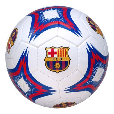 Icon Sports FC Barcelona Soccer Ball Officially Licensed Size 5 (Shiny Fabric) A Grade