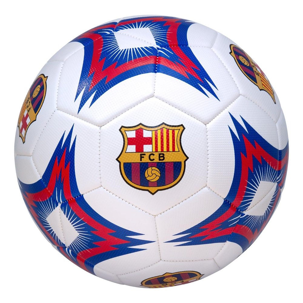 Icon Sports FC Barcelona Soccer Ball Officially Licensed Size 5 (Shiny Fabric) A Grade
