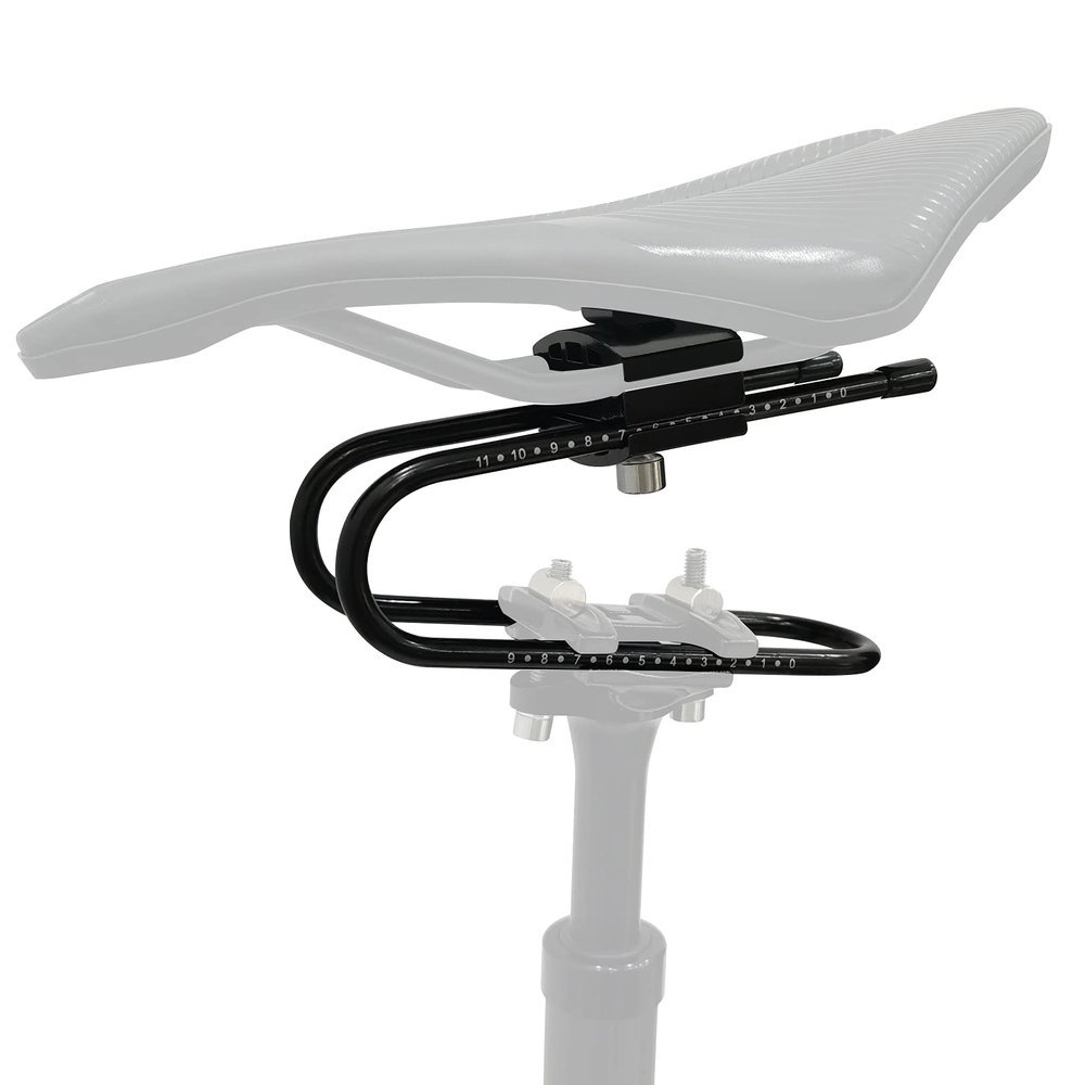 Bicycle Seat Shock Absorber Bike Rear Shocks Bicycle Seat Suspension Bike Seat Shock Absorber Suspension Device with Clear Scale for Mountain Road Leisure Bike Bicycle Support Max Load: 330 Pound