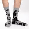 Good Luck Sock Men's Skulls Halloween Socks, Adult, Shoe Size 7-12 view 2