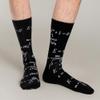 Good Luck Sock Men's Math Equations Socks, Adult, Shoe Size 7-12 view 3