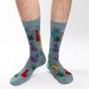Good Luck Sock Men's Stoned Bongs Marijuana Socks, Adult, Shoe Size 7-12 view 2