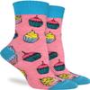 Good Luck Sock Women's Cupcakes Socks, Adult, Shoe Size 5-9 view 1