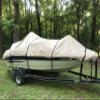 23-24 ft V-Hull Runabout Ski or Bass Boat Cover by Cypress Rowe Outfitters view 3