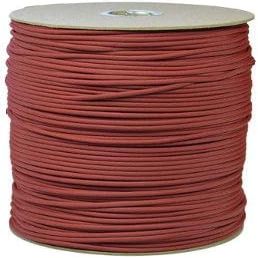 The Paracord Store | Type III 550 Paracord - 1000 FT Spool, Burgundy Red | Heavy Duty 7 Strand Tactical Paracord - USA Made Nylon Outdoor Parachute Cord for Camping, Fishing & More - Survival Cord