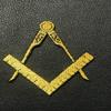 Masonic Regalia MM/WM and provincial Apron Briefcase with Yellow Square and Compass (Leather, Provincial Case) view 3