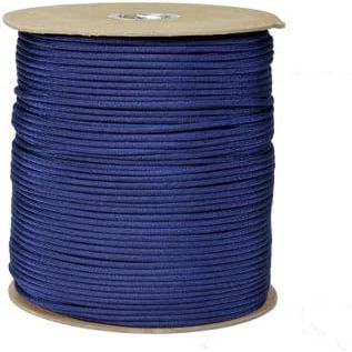 The Paracord Store | Type III 550 Paracord - 1000 FT Spool, Midnight Blue | Heavy Duty 7 Strand Tactical Paracord - USA Made Nylon Outdoor Parachute Cord for Camping, Fishing & More - Survival Cord