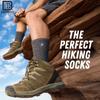 BAMBOO SPORTS Premium Bamboo Rayon Crew Work Socks- Moisture Wicking, Odor Eliminating Heather Gray Crew Socks for Men Size 9-12 - 3 Pair view 4