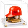Better Display Cases Versatile Clear Acrylic Display Case - Large Rectangle Box with Gold Risers and White Base 14.5" x 11" x 12" (V44) view 1