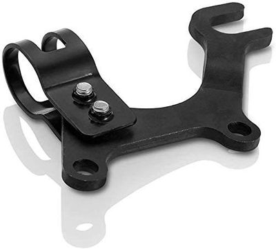 Auto-plaza MTB Diameter 1-1/4'' Disc Brake Bracket Converter Frame Adapter Mounting Holder Adjustable Disc Bicycle Brake Adapter Bracket with Bicycle Seatposts Clamp Frame Adaptor Mount
