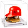 Better Display Cases Versatile Clear Acrylic Display Case - Large Rectangle Box with White Risers and White Base 14.5" x 11" x 12" (V44) view 1