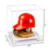 Better Display Cases Versatile Clear Acrylic Display Case - Large Rectangle Box with White Risers and White Base 14.5" x 11" x 12" (V44) view 2