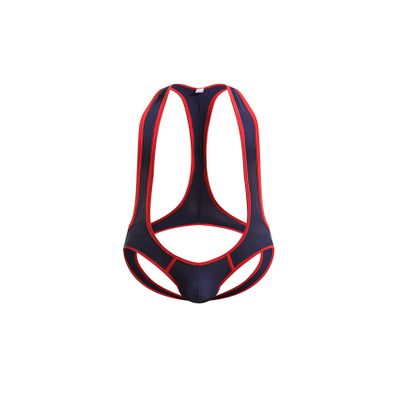 4UFIT Men's Mesh Leotard Underwear Jumpsuits Wrestling Singlet Bodysuit