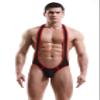 4UFIT Men's Mankini Mesh Jockstrap Bodysuit Athletic Supporters Leotard view 2