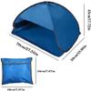 Beach Sun Shelters,Instant Sun Shade Canopy Head PopUp Canopy Automatic Shade Tent for Camping Hiking Picnic Portable Sun Shelter Windproof Waterproof with Mobile Phone Stand view 3