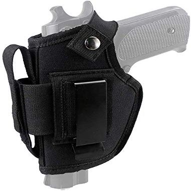 ACEXIER Tactical Gun Holster Concealed Carry Holster IWB OWB Holster with Magazine Slot and Interchangeable Metal Clip for Right&Left Hand Draw
