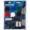 Designa Mission 90pc Soft Tip Dart Set Accessory Kit, 18g Barrels (2 Sets), Flights & Shafts (6 Sets Each), Flight Protectors (16) & Stem Rings (32) view 1