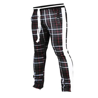 SCREENSHOT Men's Premium Workout Lifestyle Color Block Fashion Track Pants P41902-Charcoal-XLarge