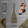 Gymreapers Hanging Ab Straps for Pull-Up Bar  Hang Bar Assist Strap & Strength Workout Exercise Equipment, Padded Adjustable Arm Supports with 2 Steel Carabiners for Leg Raises, Abdominal & Core Training view 4