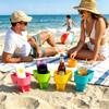 Home Queen Beach Cup Holder, Keep Drinks Stable and Out of Sand, Blue view 3