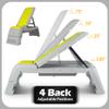 leikefitness Multifunctional Aerobic Deck with Cord Workout Platform Adjustable Dumbbell Bench Weight Bench Professional Fitness Equipment for Home Gym GM5820(Green) view 4