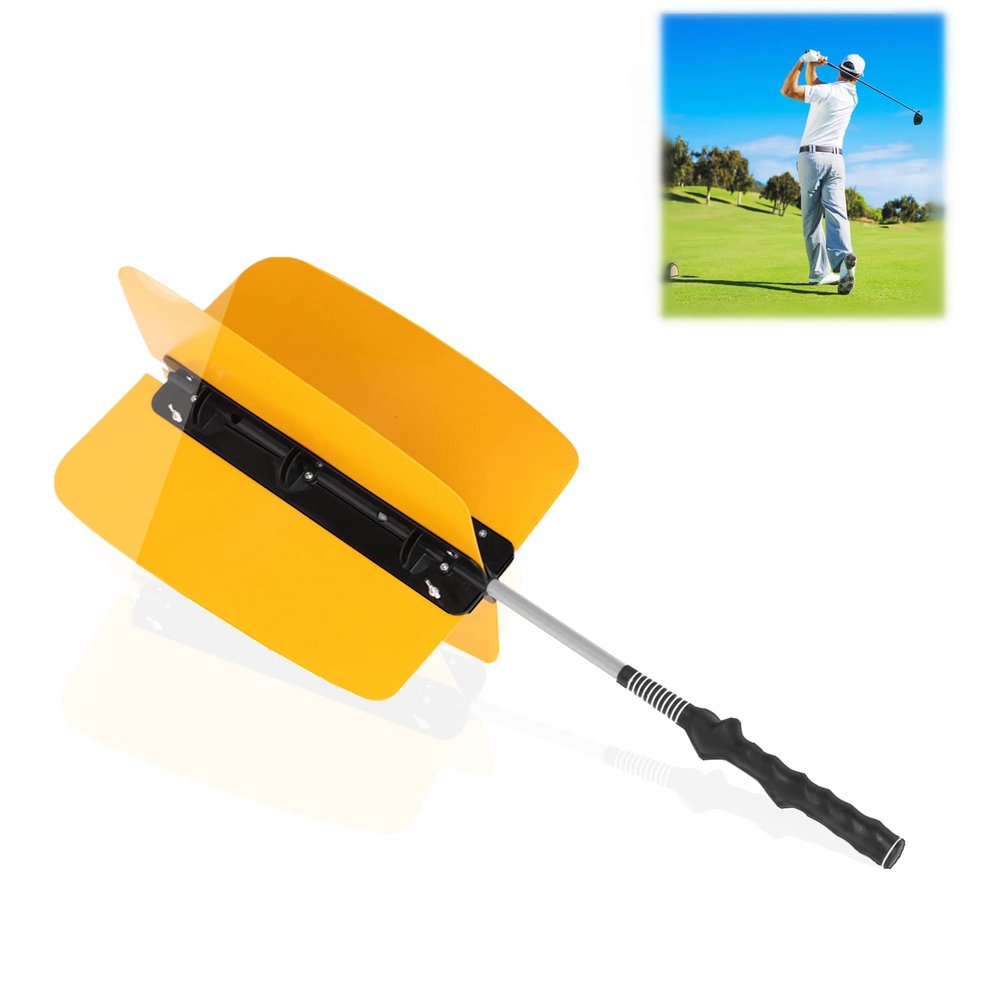 Vbest life Golf Wind Swing Fan Resistance Practice Aid Trainer Training Tool Accessory Golf Resistance Trainer for Golfers