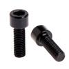 taxiner 1 Pair Bike Water Bottle Cage Bolts M5 Aluminium Alloy Hex Socket Tapping Screws