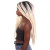 HPO Adult Women's Long Blonde Dreadlock Wigs with Dark Roots, Breathable Capless Cap Design for Comfort, Best for Halloween, Flame-retardant Synthetic Fiber view 4