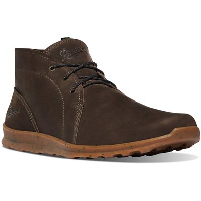Danner 4.5" Forest Chukka Men's Hiking Shoes, Rugged Outdoor Footwear, Durable Leather, Lightweight, Comfortable for Trails, Bracken - 10