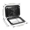 Amarine Made Marine Access Hatch Boat Hatch Lid Deck Access Hatch & Lid 10-5/8" X 14-3/4" - White or Black 270mmx375mm (Black) view 2