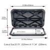 Amarine Made Boat Hatch 24" X 14", 180 Degree Lid Hinge Boat Deck Hatch, Marine Hatch with Non Slip Surface, Sturdy Construction Boat Access Hatch & Lid, Weatherproof and Easy to Install, Black view 2