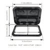Amarine Made Marine Deck Hatch Boat Deck Hatch Access Hatch and Lid Marine Hatch for Boat 12-3/8" X 17-1/4" - White - 315mmx440mm (Black) view 2