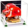 Better Display Cases Versatile Acrylic Display Case - Large Rectangle Box with Mirror, Green Risers and White Base 14.5" x 11" x 12" (V44) view 1